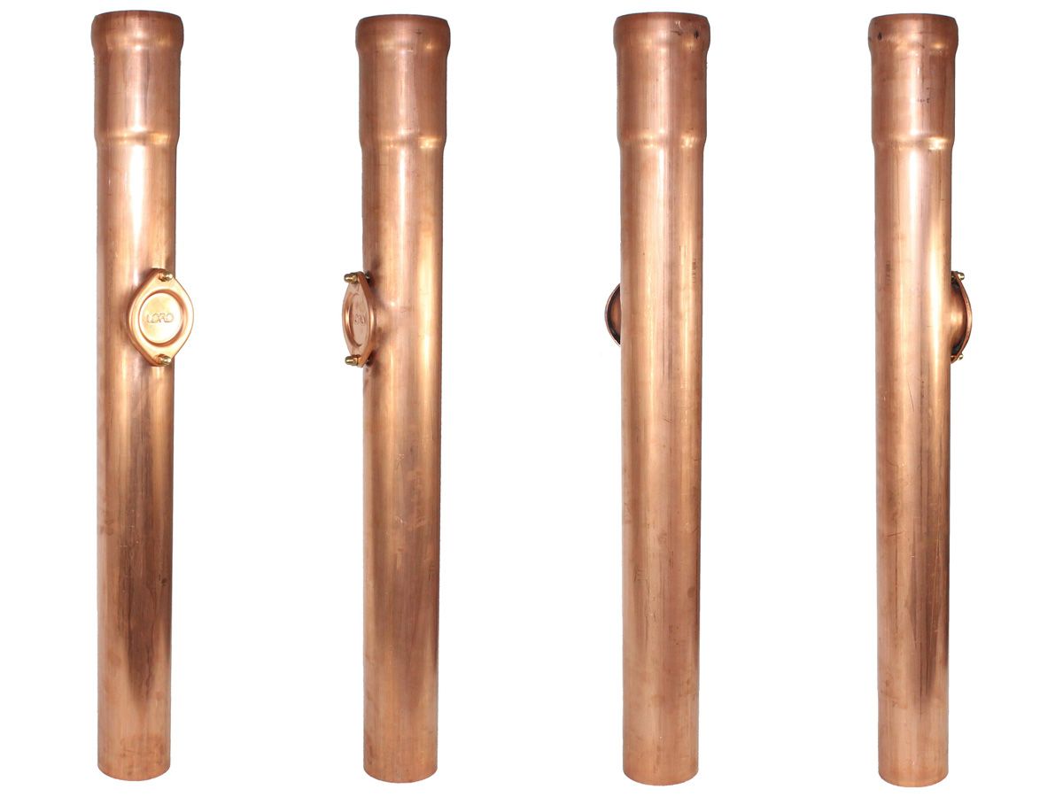 Kupfer standrohr mit reinigungsöffnung Kupfer standrohr mit reinigungsöffnung