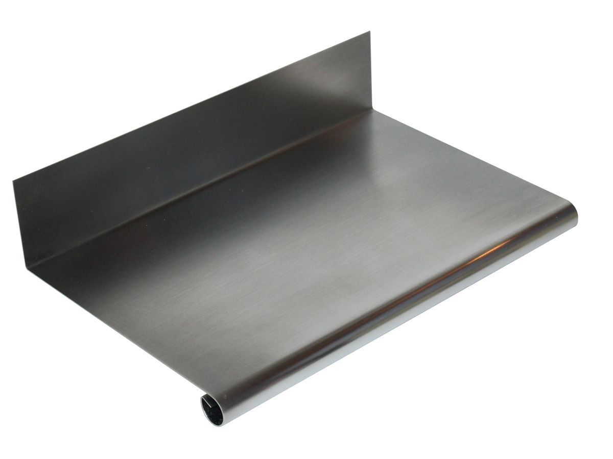 titanzink fensterbank wulst  Ecken verltet Wulst seitlich geschlossen und verltet  nur bei Variante Dichtstofffuge  Die maximale Ausladung Ma C : betrgt 115mm.  Fensterbank Titanzink Kupfer Ausladung bis 115mm Metall in Form